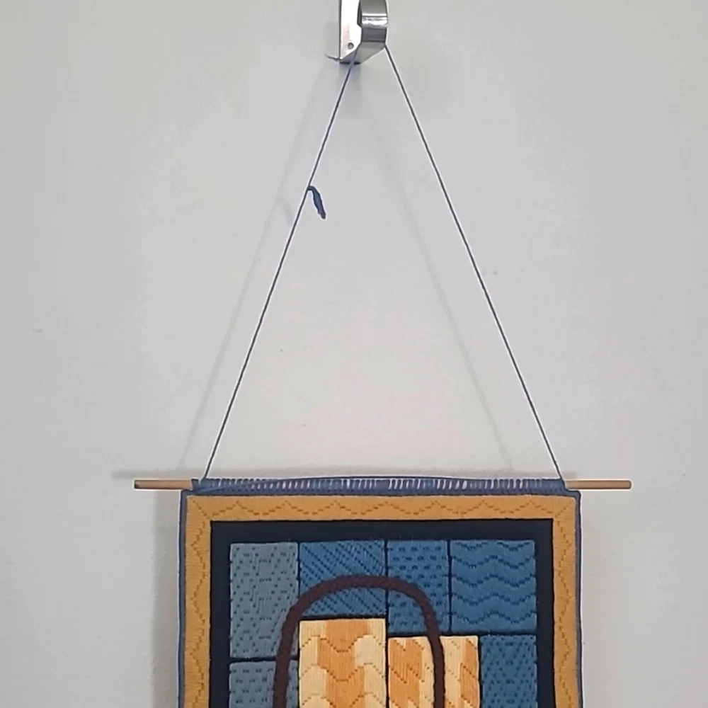 Parrot Tapestry Wall Hanging Blue Yellow Pink Pet Bird